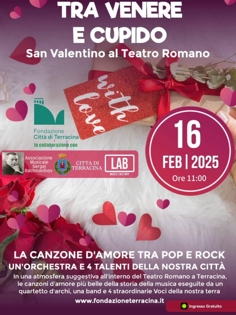 tra venere e cupido - 16 febbraio 2025 teatro romano terracina